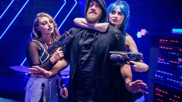 [DigitalPlayground] - Average Body & Enhanced Body Lesbians in Hot Sci-Fi Scene - Jewelz Blu - Kayley Gunner