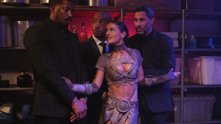 Interracial Foursome with DP, Cumshot, and Cleanup