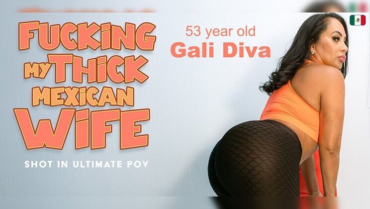 [Mature.nl] - POV with My Big Booty Mexican Wife - Reverse Cowgirl & 69 - Jean Pallett - Gali Diva