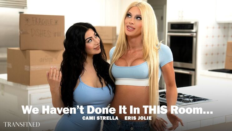 [Transfixed] - Trans Fucks Female: Deepthroat & Titty Fuck with Cum on Pussy Finish - Cami Strella - Eris Jolie