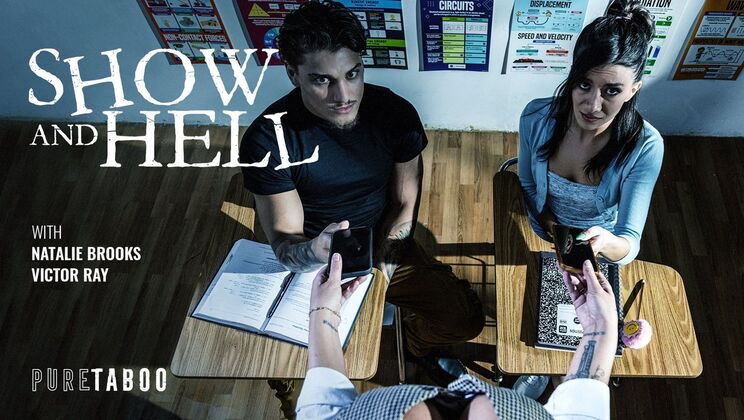 Pure Taboo: Teen Natalie Brooks Takes a Deepthroat Creampie