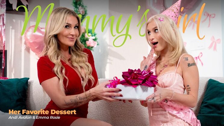 [Girlsway] - Young Girl and Older Stepmom Lesbian Sex Caught - Emma Rosie - Andi Avalon