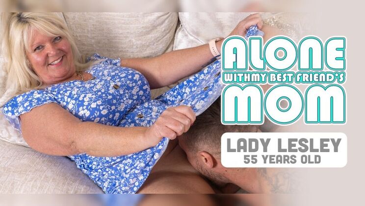 [Mature.nl] - British Blonde Mom Alone - Secret Cowgirl Ride & Creampie - Johnny Bravo - Lady Lesley (EU)