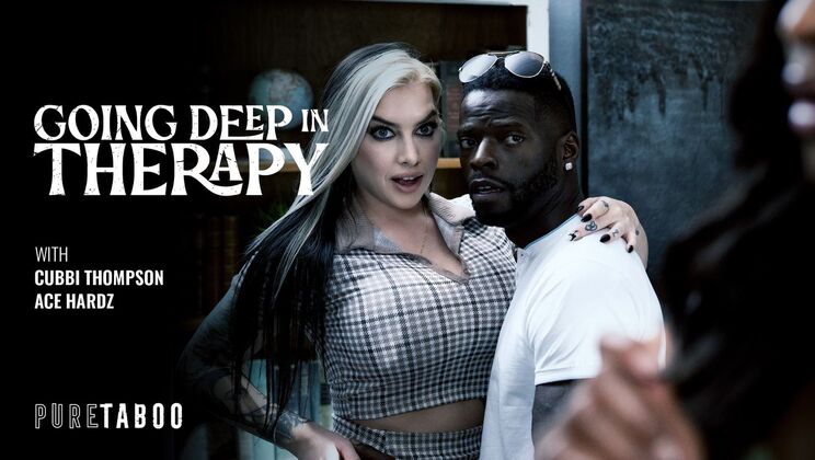 [PureTaboo] - Big Ass Therapist Gagged On Piercing Cock For Deep Oral Therapy - Ace Hardz - Cubbi Thompson