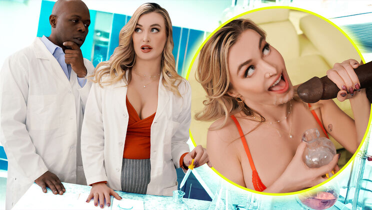 Pussy Licking MILF Natalia Starr Satisfies BBC Lab Partner