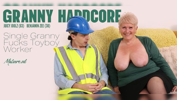 Saggy Tits Granny Juicy Joolz Gets Fingered and Fucked Hard